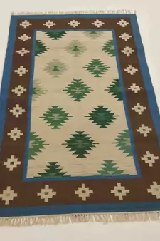 Handmade Tribal persian Wool Cotton Fast Color Beautiful Kilim Rug