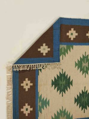 Handmade Tribal persian Wool Cotton Fast Color Beautiful Kilim Rug 3