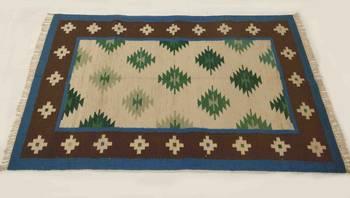 Handmade Tribal persian Wool Cotton Fast Color Beautiful Kilim Rug 4