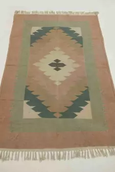 Handmade Traditional Wool Kilim Door Rug Beautiful Kilim Rug