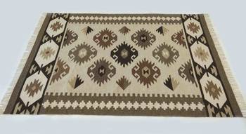 Beautiful Designer Tribal Hand Woven Oriental Kilim Door Mat, Porch Mat, Kitchen Mat, Bedroom Mat 3