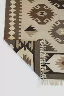 Beautiful Designer Tribal Hand Woven Oriental Kilim Door Mat, Porch Mat, Kitchen Mat, Bedroom Mat