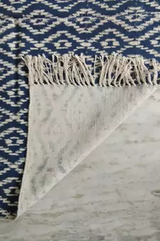 Handmade Block Print Cotton Kilim Rug Size 4x6 Feet Door Mat, Kitchen Mat