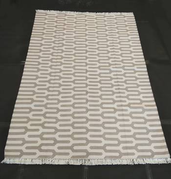 Handmade Cotton Area Kilim Rug Flat Hand Wovn Kilim Home Decorative Rug Carpet 1