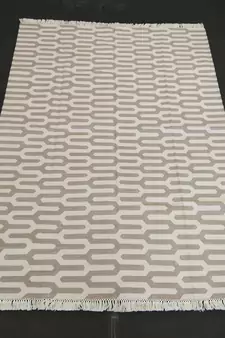 Handmade Cotton Area Kilim Rug Flat Hand Wovn Kilim Home Decorative Rug Carpet