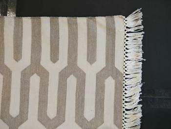 Handmade Cotton Area Kilim Rug Flat Hand Wovn Kilim Home Decorative Rug Carpet 2