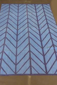 Handmade Royal Blue 100% Cotton pyramid Designer Kilim Rug Home Decorative Rug Carpet