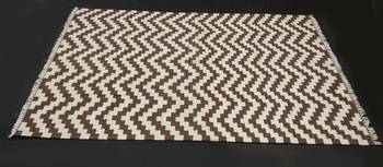 Hand Woven Brown  Persian Designer Home Decorative Cotton Kilim Rug Mat 3