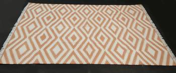 Beautiful Stone Persian Brown Coloured 100% Cotton Kilim Home Decorative Area Rug 3