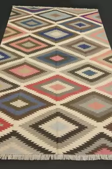 attractive Handmade Patch work Persian Multi Color Home Decorative Cotton Kilim Rug Door Mat