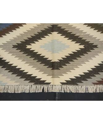 attractive Handmade Patch work Persian Multi Color Home Decorative Cotton Kilim Rug Door Mat 2