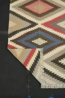 attractive Handmade Patch work Persian Multi Color Home Decorative Cotton Kilim Rug Door Mat