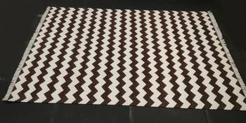 Hand Woven Brown  Persian Designer Modern Cotton Kilim Area Rug Home Decorative Area Rug 3