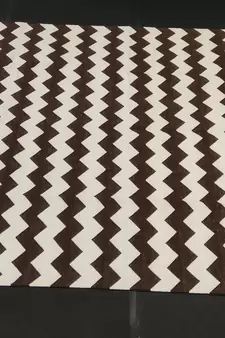 Hand Woven Brown  Persian Designer Modern Cotton Kilim Area Rug Home Decorative Area Rug