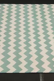 Hand Woven Green Persian Designer Cotton Flat Woven Rug Modern Living Room Area Rug