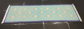 Traditional Hippy Runner Mat Door Mat, Porch Mat Modern Cotton Kilim Runner Rug 2