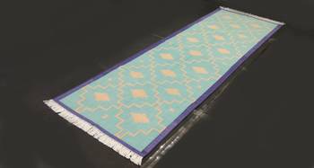 Traditional Hippy Runner Mat Door Mat, Porch Mat Modern Cotton Kilim Runner Rug 3