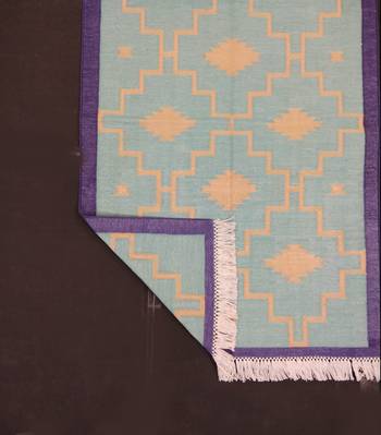 Traditional Hippy Runner Mat Door Mat, Porch Mat Modern Cotton Kilim Runner Rug 4