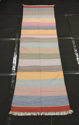 attractive Traditional Runner Mat Multi Coloured Cotton Runner Mat 1