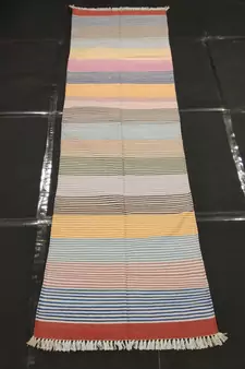 attractive Traditional Runner Mat Multi Coloured Cotton Runner Mat