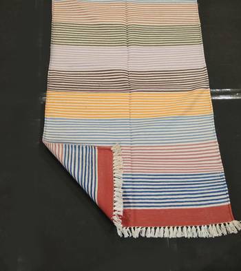 attractive Traditional Runner Mat Multi Coloured Cotton Runner Mat 4