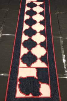 Handmade  White Black Traditional Runner Size By 2.5x10 Feet Cotton Kilim Runner