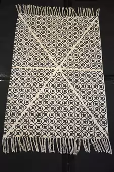 Handmade Persian Traditional Block Print Fabric Cotton Kilim Rug Mat Living Room Mat