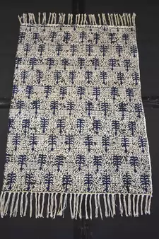 Blue Floral Block Print Attractive Designer Size By 2x3 Feet