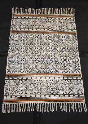 Persian Traditional Block Print Fabric Panza Mat For Living Room Mat,Playing Room Mat 1