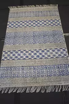 Beautiful Traditional Blue Color Size By 3x5  Feet For Living Room Mat
