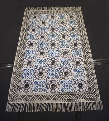 Traditional Floral Rectangle Shape Designer Rug Kilim Beautiful Mat 1