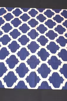 Handmade Handwoven Flat Weave Size 6x9 Feet Cotton Area Kilim Rug
