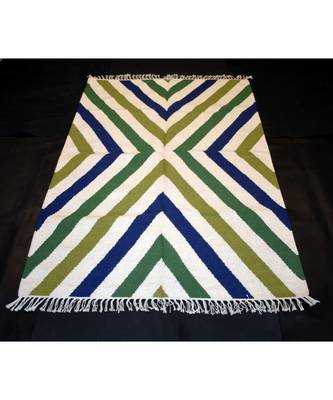 Antique Multi Color Designer Rug Wool Cotton Kilim Rug For Gift 1
