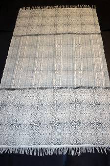 Cotton Kilim Block Print Fabric Persian Rug Floral Traditional Designer Rug