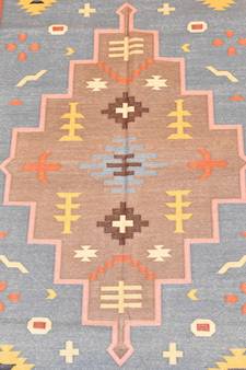 Cotton Kilim Looking For Multi Coloured Rug For Kitchen Room Mat,Living Room Mat