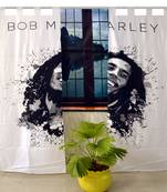 Mandala Window Tab top Curtains Indian Drape Balcony Room Decor Curtain Boho Set Ethnic Window Treatments & Panels Set