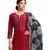 Maroon & Blue Chanderi Silk Women's Palazzo Suit With Digital Printed Dupatta
