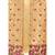 Beige Heavy Embroidered Oragnza Women's Semi-Stitched Straight Pant Suit