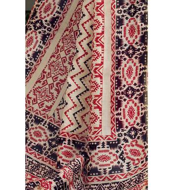 Brown Chanderi Silk Women's Palazzo Suit With Digital Printed Dupatta 5