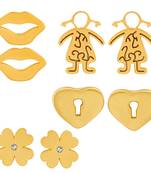 White crystal earrings