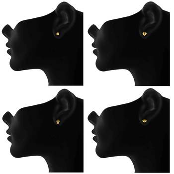 White crystal earrings 2