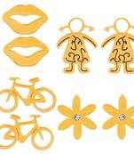 White crystal earrings