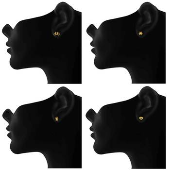 White crystal earrings 2