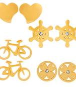 White crystal earrings