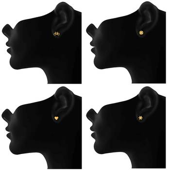 White crystal earrings 2