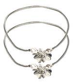Silver anklets