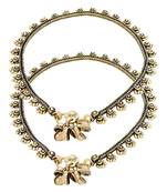 Gold anklets