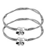 Silver anklets