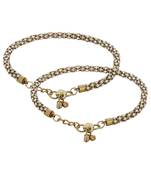Gold anklets