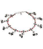 Silver anklets
